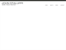 Tablet Screenshot of johnstaluppi.com